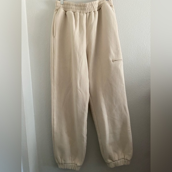 Comfrt Other - Comfrt Sweat Pants Fleece Lined Beige Loungewear Active